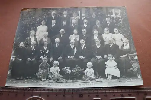 altes Gruppenfoto - Familie ??  Eckstedt 1934