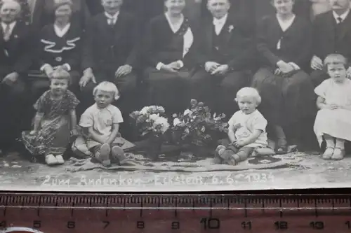 altes Gruppenfoto - Familie ??  Eckstedt 1934