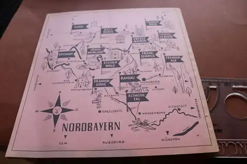 tolles altes Unterkunftverzeichnis für Nordbayern 50-60er Jahre ?