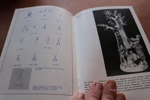 altes Heft VEB Staatliche Porzellan-Manufaktur Meissen, DDR