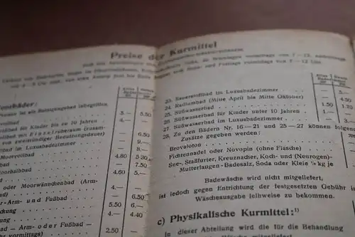 alte Wohnungsliste und Informationen Bad Elster 1939