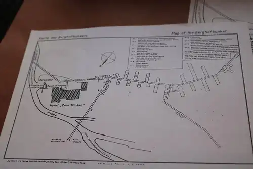 zwei ältere Karten des Berghofbunkers - 70-80er Jahre ?