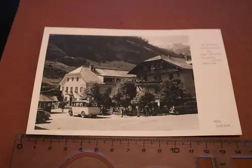 tolle alte Fotokarte - Berghotel Badgasthof  Hintertux- 60er Jahre ?