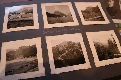 Konvolut - Fotoalbum, Fotos, Reichsmark, Postkarten 