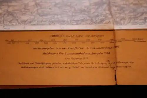 alte Karte  Deutsches Reich  659 Konstanz und Umgebung 1940