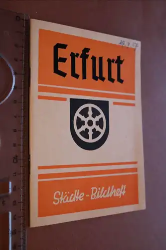 altes Städte-Bildheft  Erfurt 1957