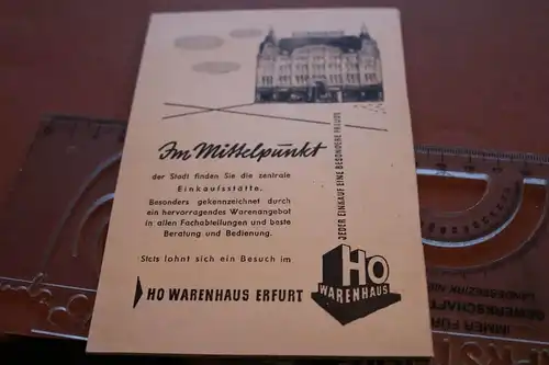 altes Städte-Bildheft  Erfurt 1957