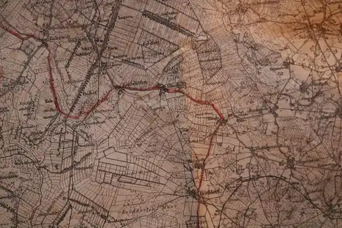 alte Karte - Großblatt 32 Bremerhaven - Wesermünde - Bremervörde - 1940 
