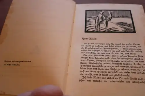 altes Buch - Joseph Gabor - Was ich draussen in fernen Ländern Nordafrikas .1931