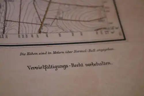 alte topographische Karte von Einbeck - 1910