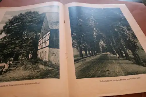 alte Zeitschrift - Bild- u. Werbebericht 1936  LV Sächsischer Heimatschutz 