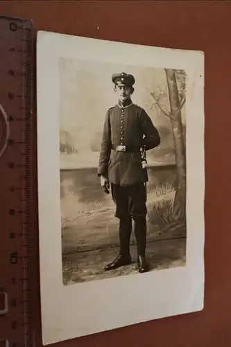 tolles altes Foto - Portrait eines Soldaten 