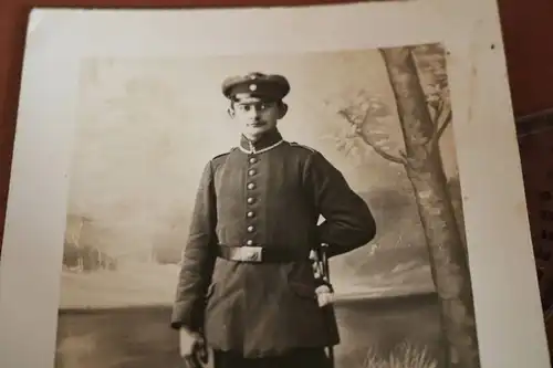 tolles altes Foto - Portrait eines Soldaten 