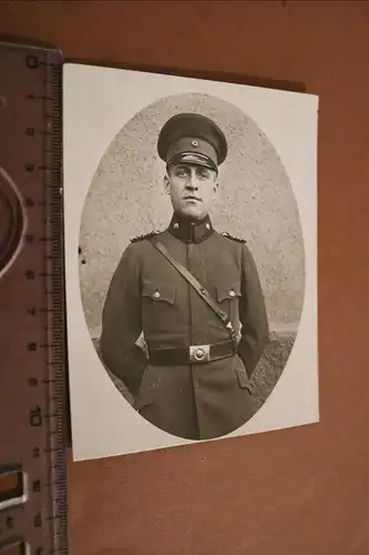 tolles altes Foto - Portrait eines Soldaten 