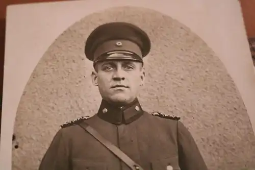 tolles altes Foto - Portrait eines Soldaten 