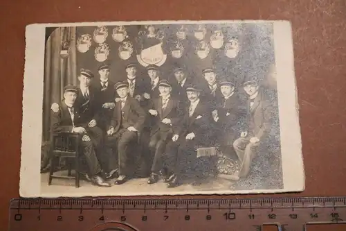 tolles altes Gruppenfoto - Studenten, Burschenschaft ?? - Gotha 1919