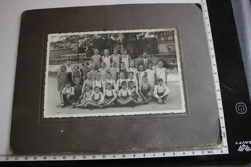 tolles altes Klassenfoto - Schulklasse - Mädchen und Jungs - 20-30er Jahre ?