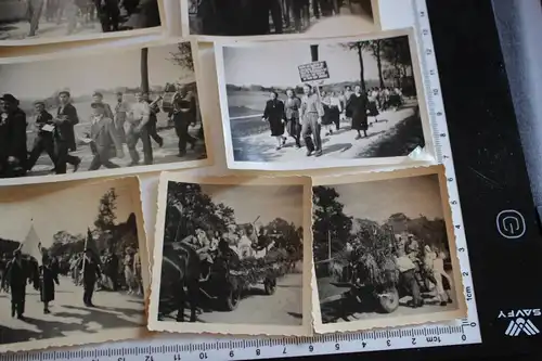 12 tolle alte Fotos - 1. Mai Festumzug 1952 - Olbernhau