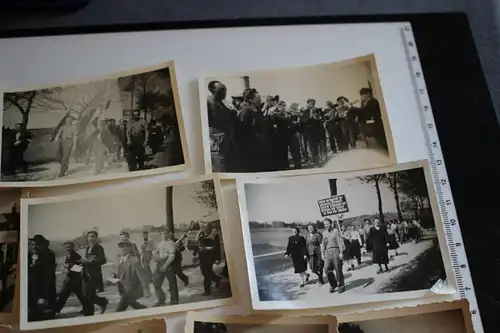 12 tolle alte Fotos - 1. Mai Festumzug 1952 - Olbernhau