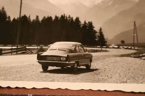 tolles altes Foto - Oldtimer Heckansicht - NSU Sport Prinz ?? 1964