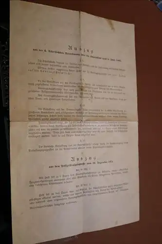 altes Schlusszeugnis Werktagschule Prex Bayern 1907
