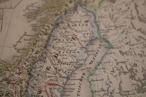 toller alter Stich - Schweden, Norwegen und Dänemark 1850-1900 