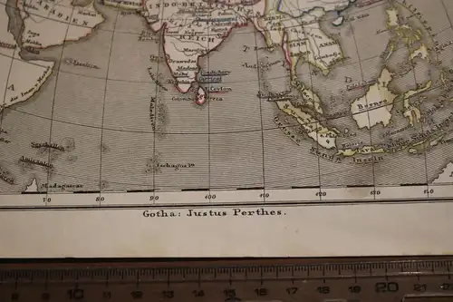 toller alter Stich - Asien, Japan, China aus von Sydow´s Schul-Atlas 1850-1900 ?