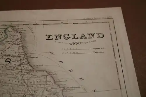 toller alter Stich - England, Wales, Schotland 1850 