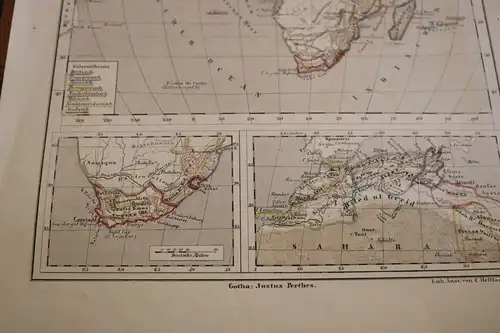 toller alter Stich - Afrika   1850-1900 ?