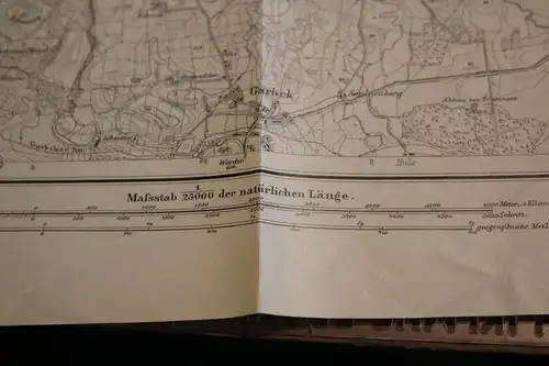 tolle alte Landkarte - Raum Schlamersdorf - Schleswig -  Nr. 575  - 1879