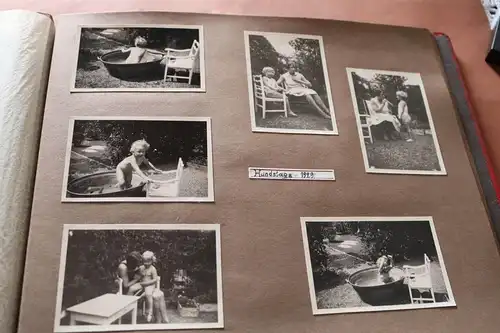 tolles altes Album - 185 Fotos einer Familie - 30er Jahre 