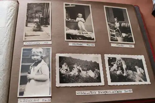 tolles altes Album - 185 Fotos einer Familie - 30er Jahre 