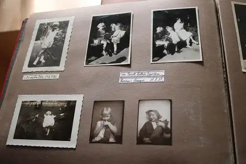 tolles altes Album - 185 Fotos einer Familie - 30er Jahre 