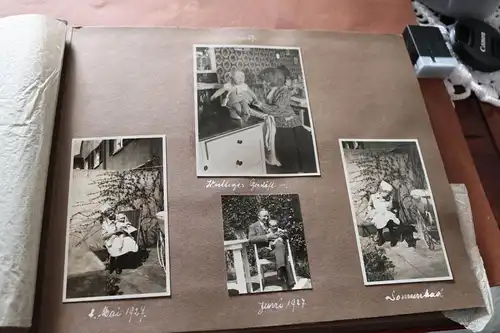 tolles altes Album - 185 Fotos einer Familie - 30er Jahre 