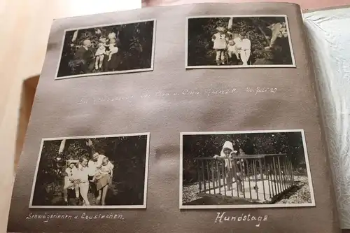 tolles altes Album - 185 Fotos einer Familie - 30er Jahre 