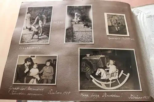 tolles altes Album - 185 Fotos einer Familie - 30er Jahre 
