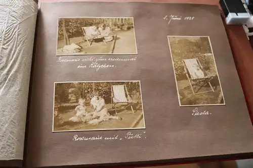 tolles altes Album - 185 Fotos einer Familie - 30er Jahre 