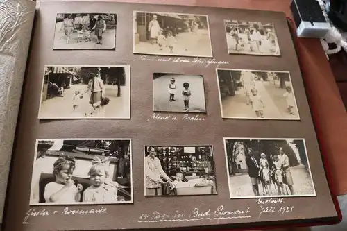 tolles altes Album - 185 Fotos einer Familie - 30er Jahre