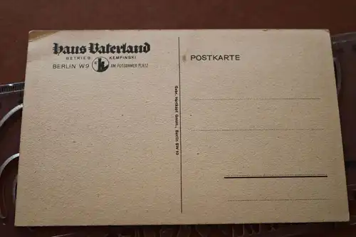 tolle alte Karte - Haus Vaterland  Kempinski Berlin - Türkisches Cafe 