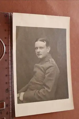 tolles altes Portrait eines Soldaten  Inf.Regt. 219