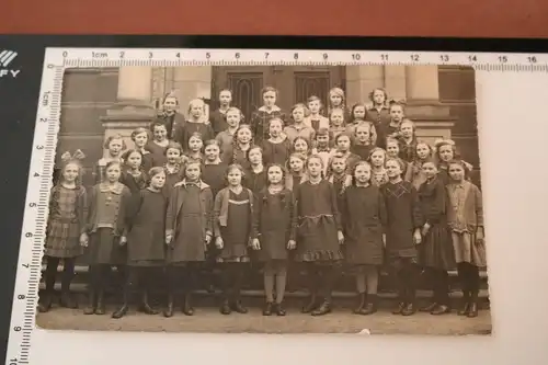 tolles altes Klassenfoto - Mädchenschule - 1910-30 ??? Ort ??