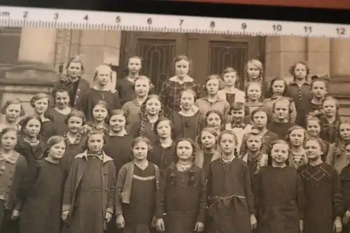tolles altes Klassenfoto - Mädchenschule - 1910-30 ??? Ort ??