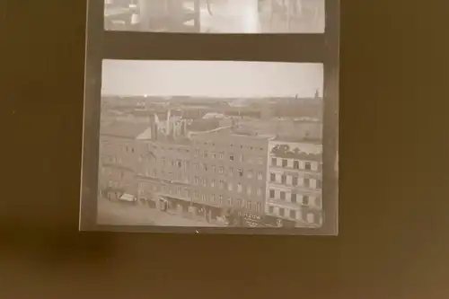 zwei tolle alte Negative - Berlin ??? Gebäudezug - Geschäfte - Lichterfelder Ers