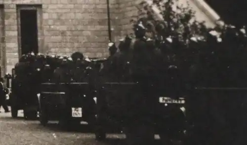 tolles altes Foto - Glockenturm Olympiastadion Berlin 1936 - viel Polizei