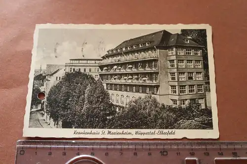 tolle alte Karte -  Krankenhaus St. Marienheim - Wuppertal-Elberfeld 50er Jahre