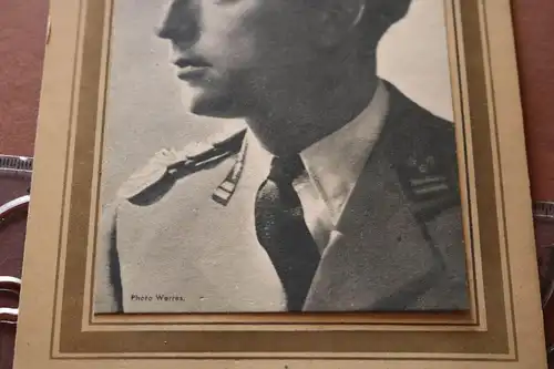 tolle alte Fotokarte - König ??? Prinz ?? Uniform ?? 20-30er Jahre