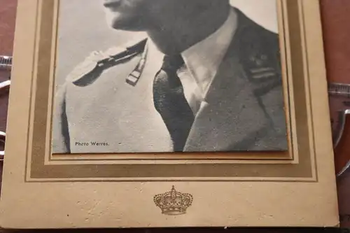 tolle alte Fotokarte - König ??? Prinz ?? Uniform ?? 20-30er Jahre 