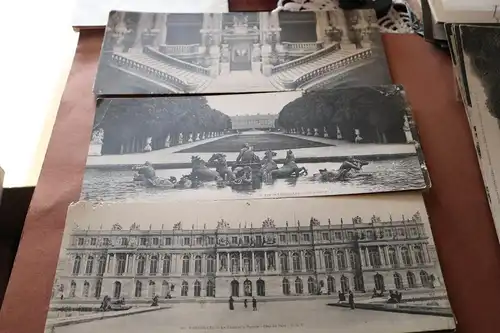 18 alte großformatige Karten - Frankreich Paris Versailles usw. 1910-20 ??