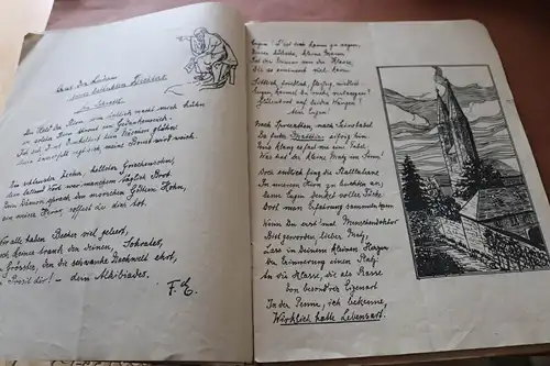 tolle alte Schülerzeitung des Realgymnasiums Goslar 1909 - Einzelstück ?