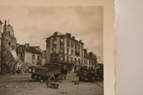 altes Foto - zerstörte Stadt - Vitry - Frankreich -